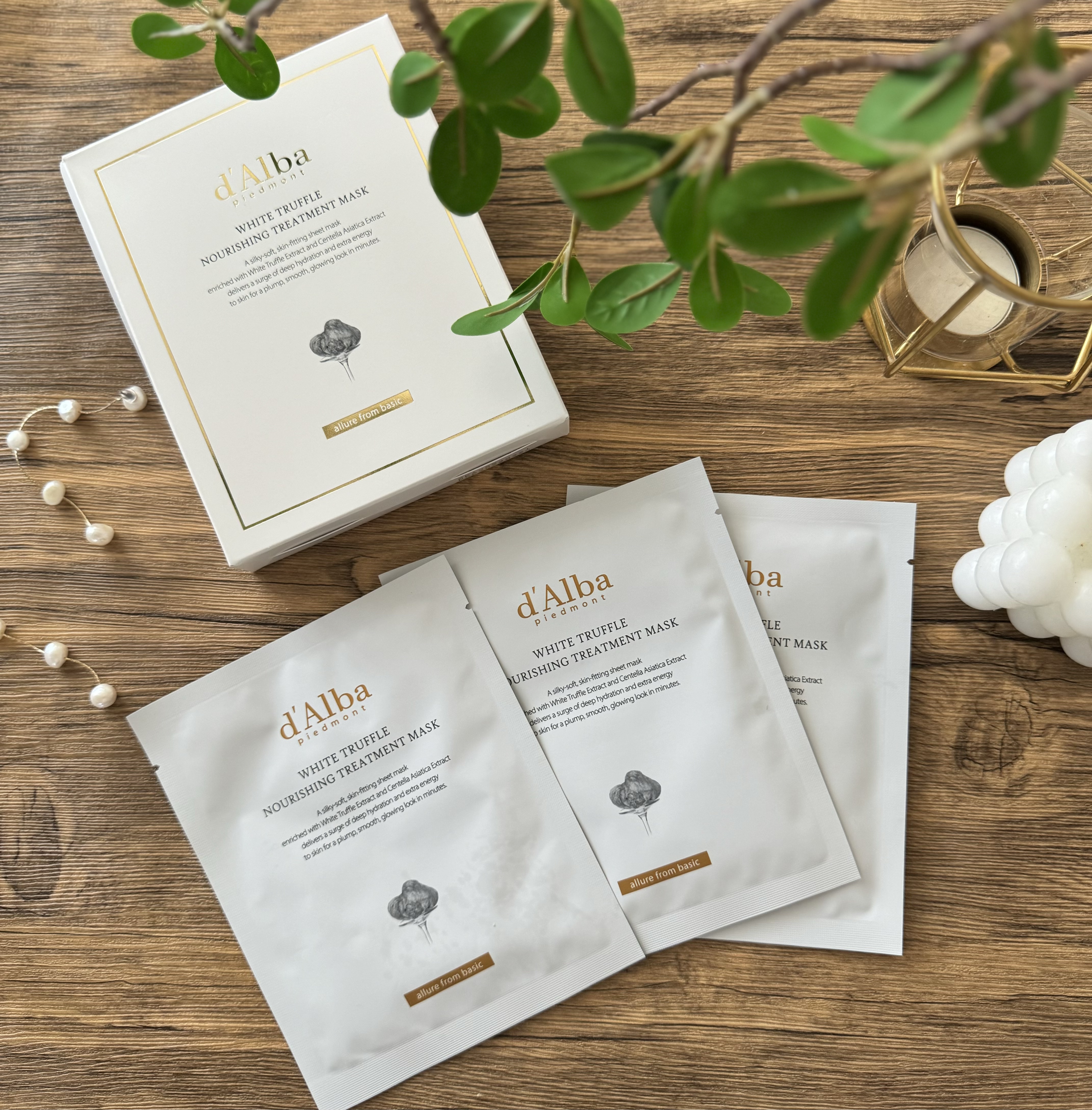 ホワイトトリュフナリシングトリートメントマスク/ダルバ/シートマスク・パックを使ったクチコミ（1枚目）