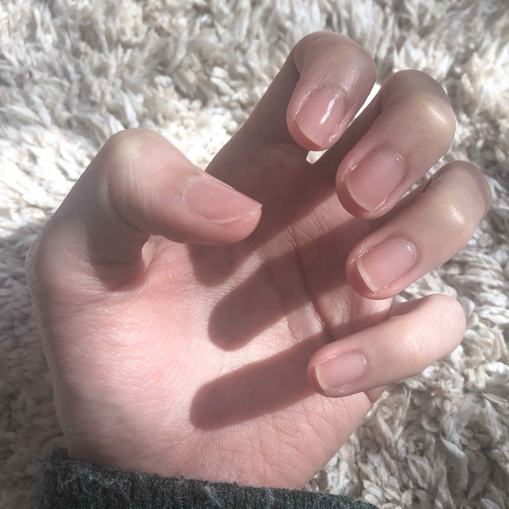 カラーベースコート ゼロ/uka/オールインワンネイルを使ったクチコミ（2枚目）