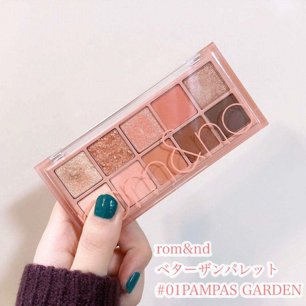 ベターザンパレット/rom&nd/アイシャドウパレットを使ったクチコミ（2枚目）