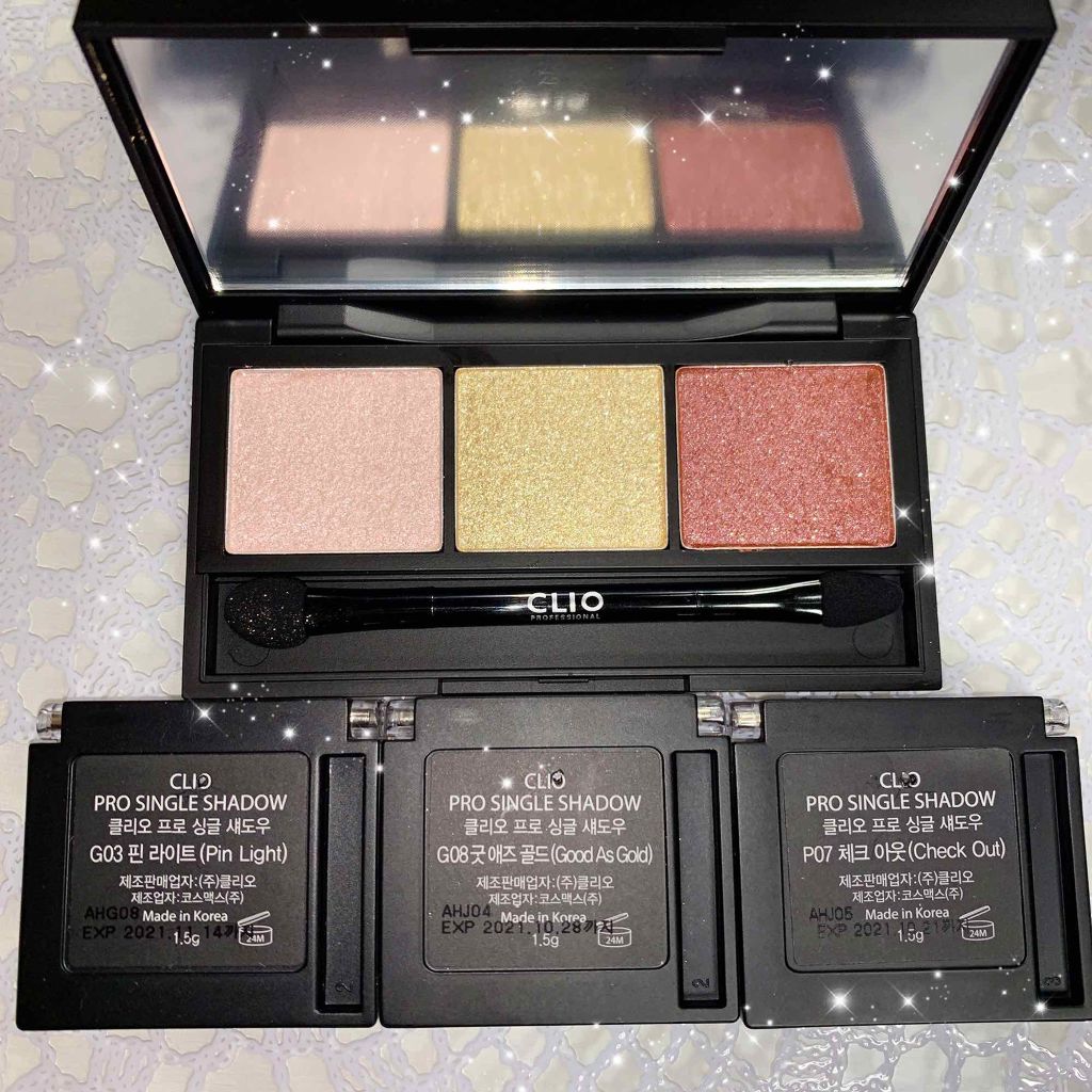 プロ シングル シャドウ/CLIO/単色アイシャドウを使ったクチコミ（3枚目）