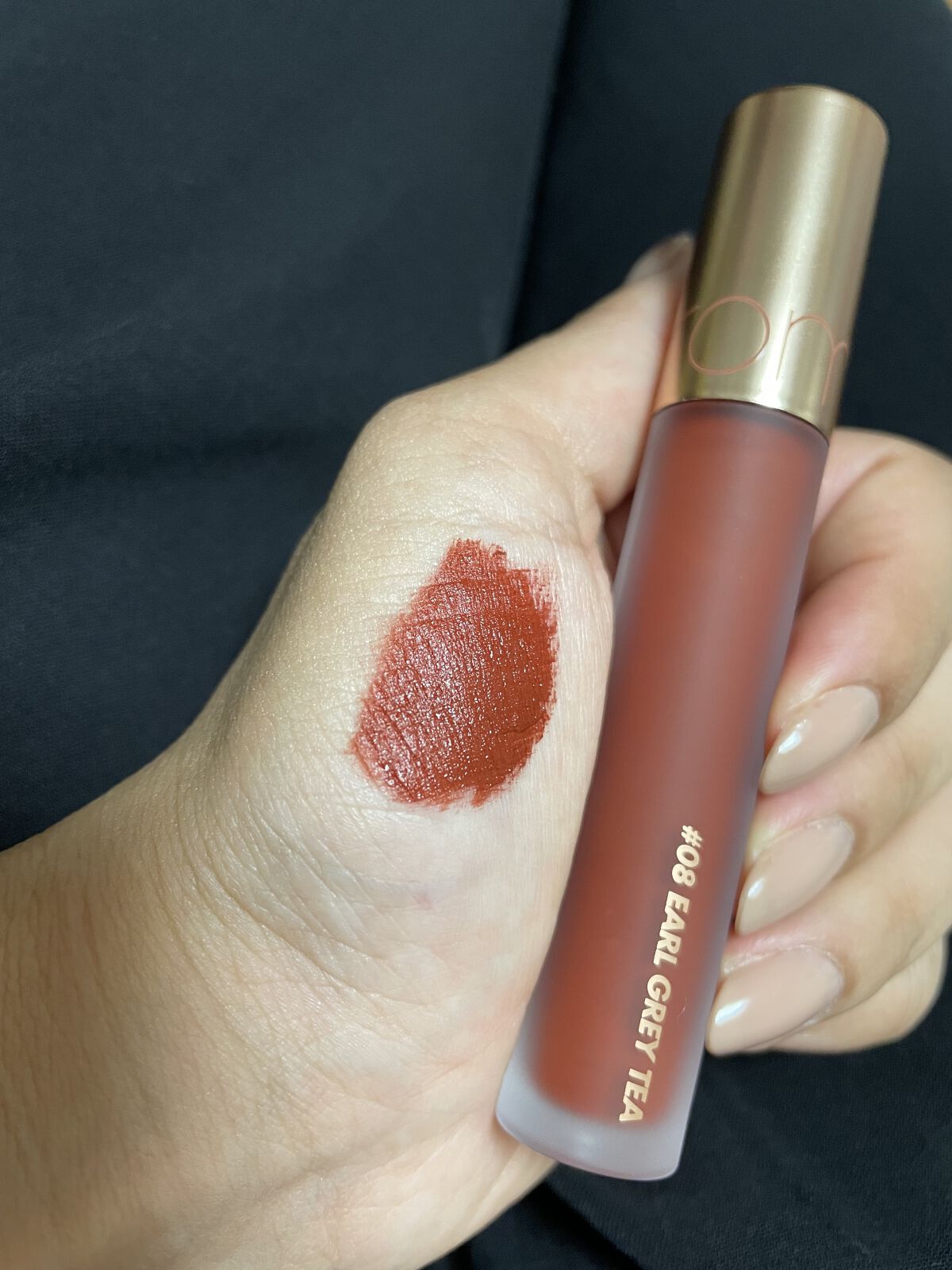 ミルクティーベルベットティント/rom&nd/リップティントを使ったクチコミ（1枚目）