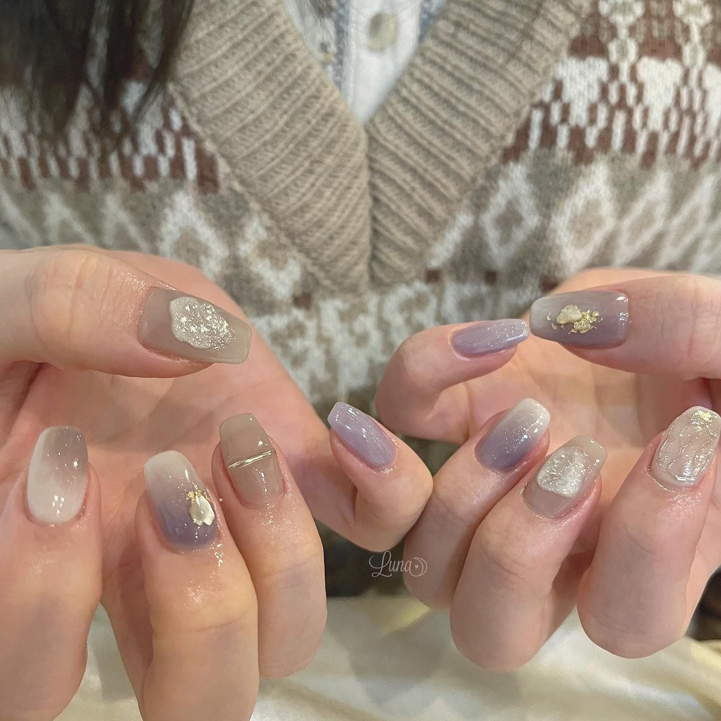 Iuna. Mizuki on LIPS 「.お持ち込みdesign参考に✨#nail#nailstagr..」(1枚目)