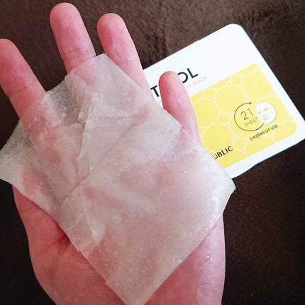 キューブマスク レチノール/ネイチャーリパブリック/シートマスク・パックを使ったクチコミ(4枚目)