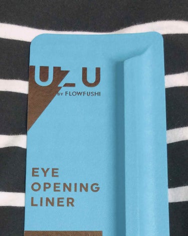 EYE OPENING LINER BROWN/UZU BY FLOWFUSHI/リキッドアイライナーを使ったクチコミ（1枚目）