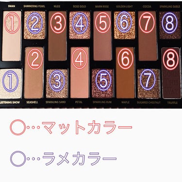 ボーン ディス ウェイ ザ ナチュラル ヌード アイシャドウ パレット/Too Faced/アイシャドウパレットを使ったクチコミ（2枚目）