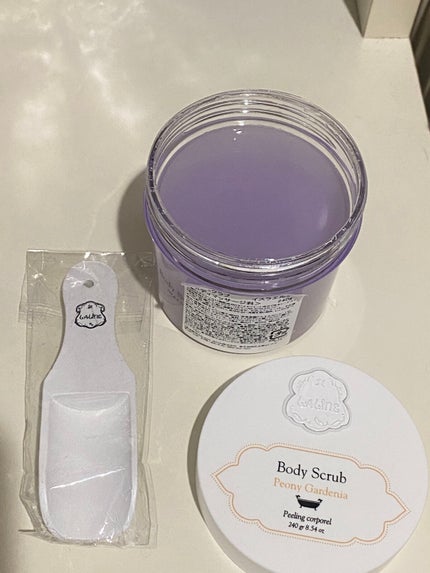 ボディスクラブ バイオレットアンバー/Laline/ボディスクラブを使ったクチコミ(2枚目)