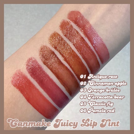 ジューシーリップティント/キャンメイク/口紅を使ったクチコミ(3枚目)