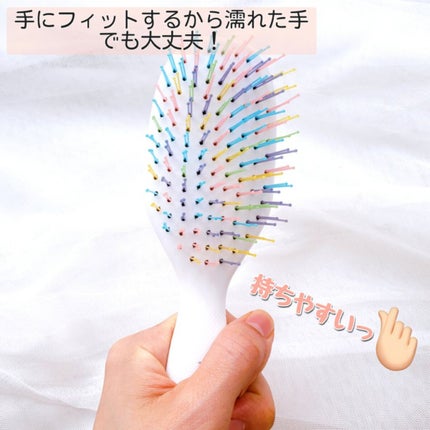 デタングリングブラシミニ/マペペ/ヘアブラシを使ったクチコミ(3枚目)