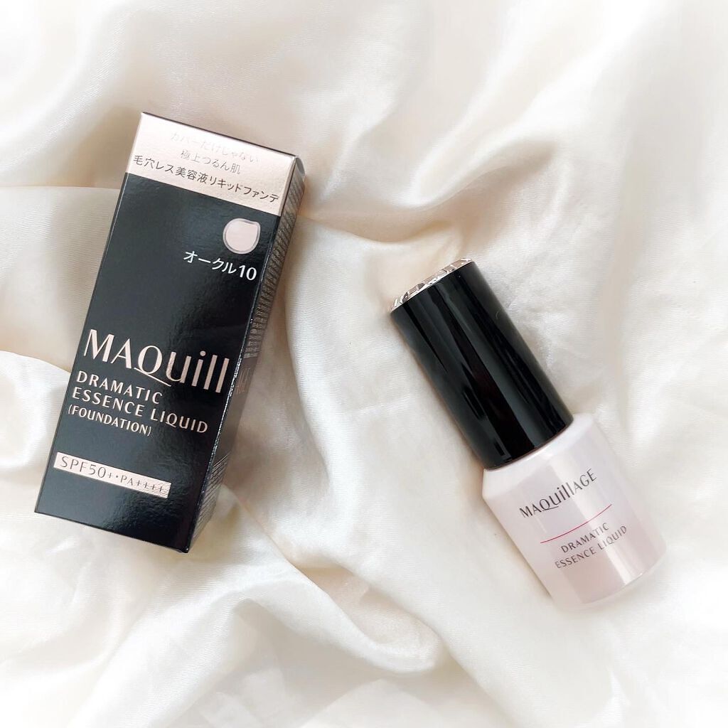 ドラマティックエッセンスリキッド/マキアージュ/リキッドファンデーションを使ったクチコミ（1枚目）