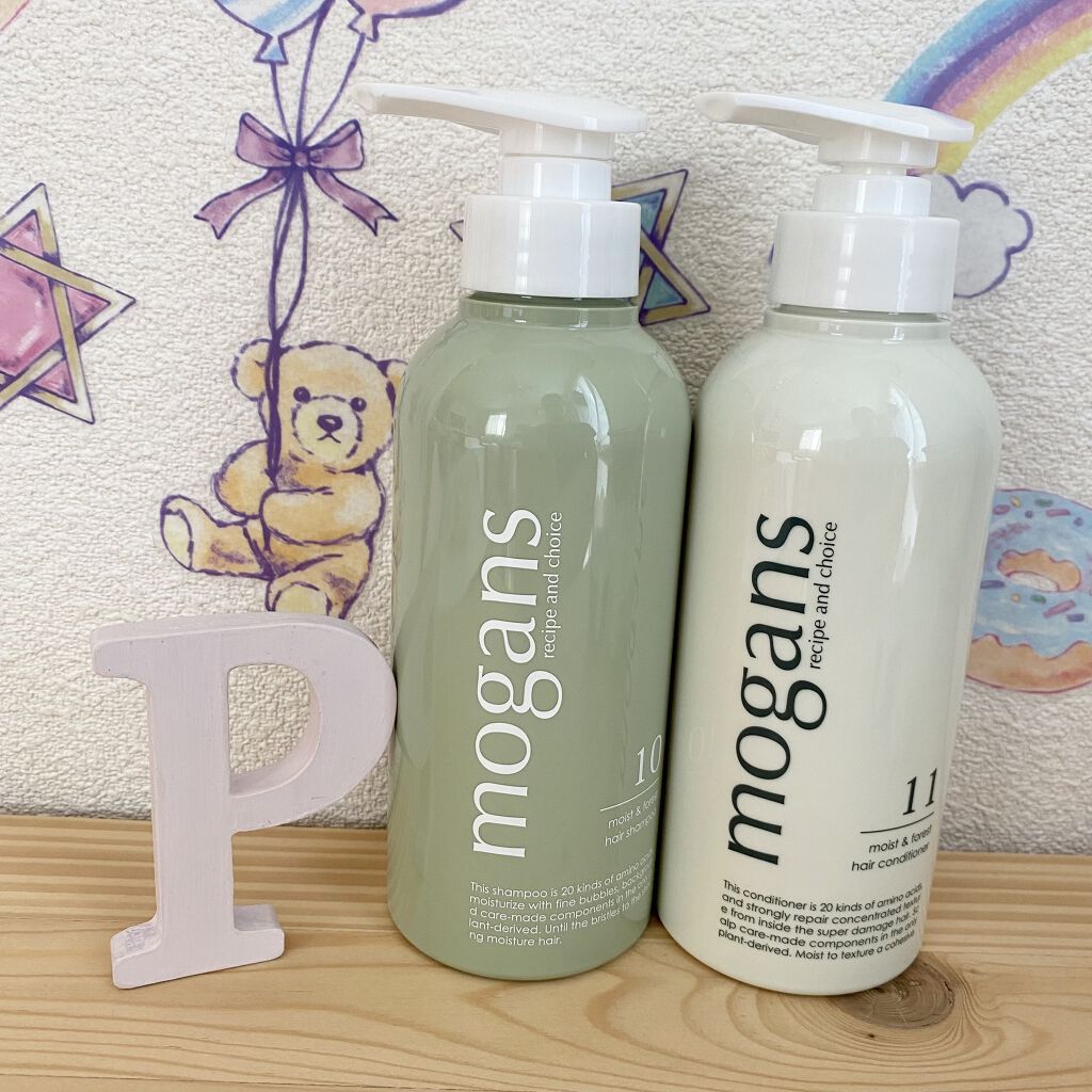 ノンシリコン アミノ酸シャンプー／コンディショナー (モイスト＆フォレスト) シャンプー/MOGANS/市販シャンプーを使ったクチコミ（1枚目）