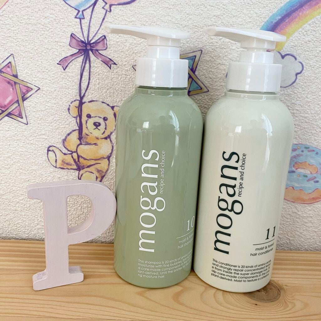 ノンシリコン アミノ酸シャンプー/コンディショナー (モイスト&フォレスト)/MOGANS/市販シャンプーを使ったクチコミ(1枚目)