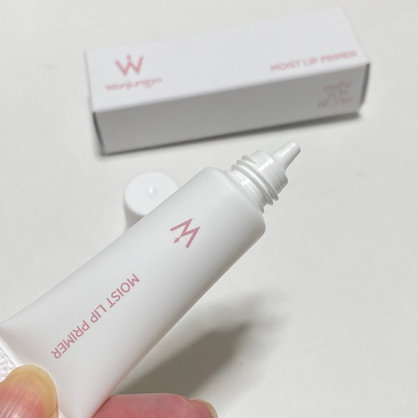 ウォンジョンヨ モイストリッププライマー /Wonjungyo/リップオイルを使ったクチコミ(2枚目)