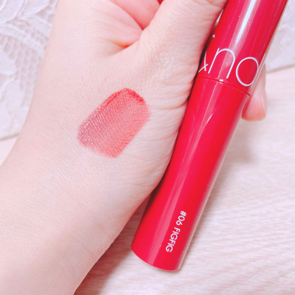 ジューシーラスティングティント/rom&nd/リップティントを使ったクチコミ（2枚目）