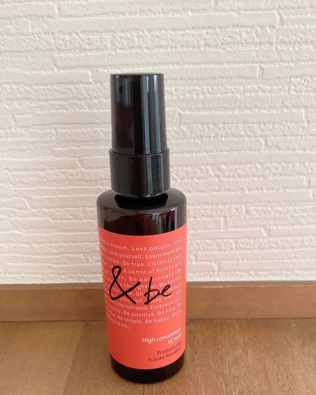 ハイコンセントレイト VC ミスト/&be/ミスト状化粧水を使ったクチコミ(1枚目)