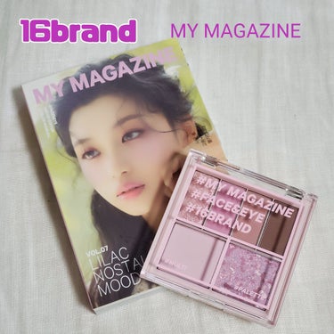 16 MY MAGAZINE/16BRAND/パウダーアイシャドウを使ったクチコミ（1枚目）