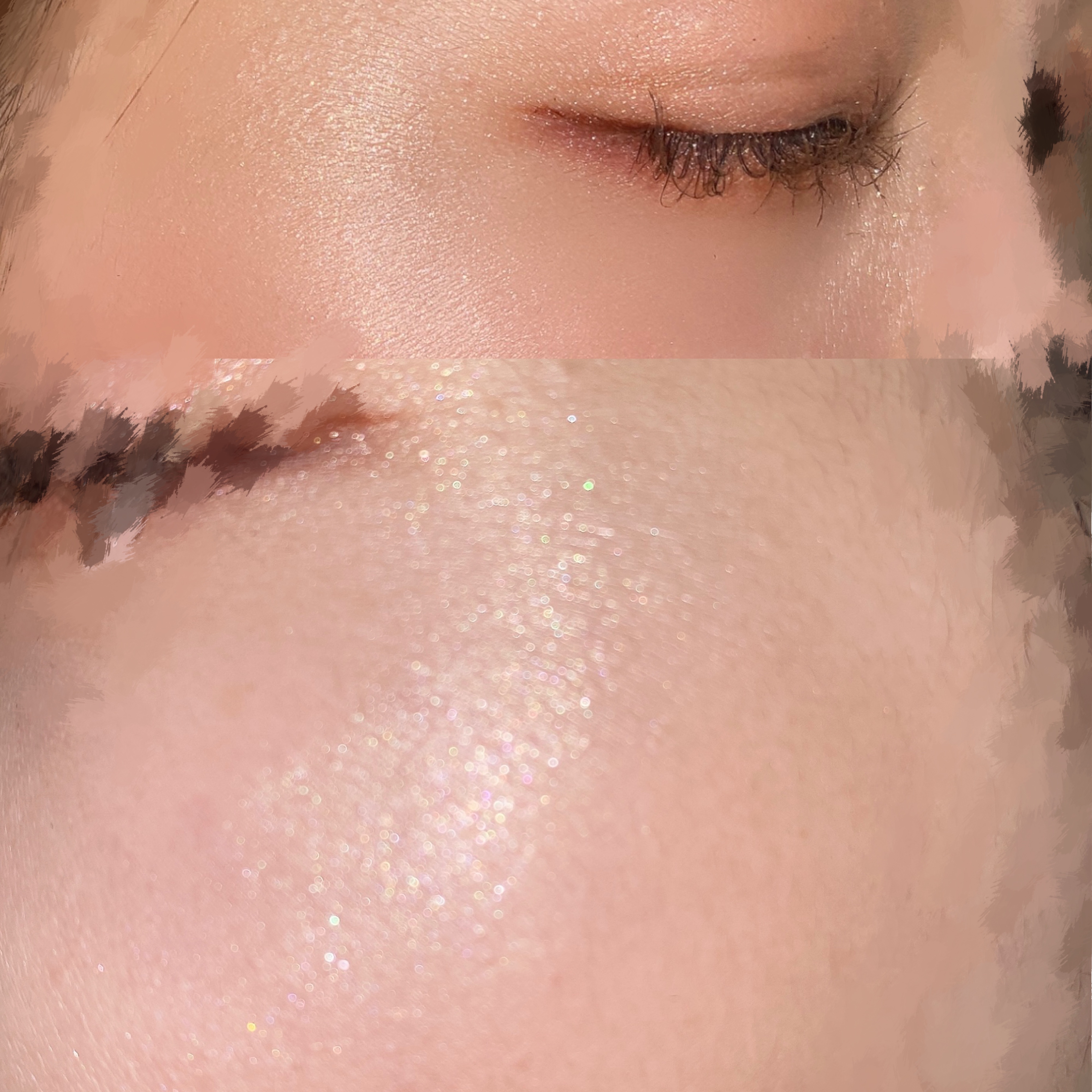 プリズムハイライターデュオ 01 CREAM FIZZ/CLIO/パウダーハイライトを使ったクチコミ（1枚目）