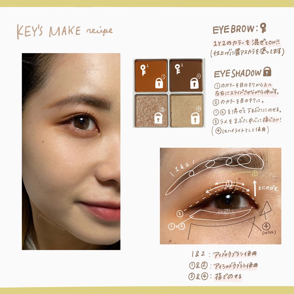 THE アイパレR/b idol/アイシャドウパレットを使ったクチコミ(4枚目)