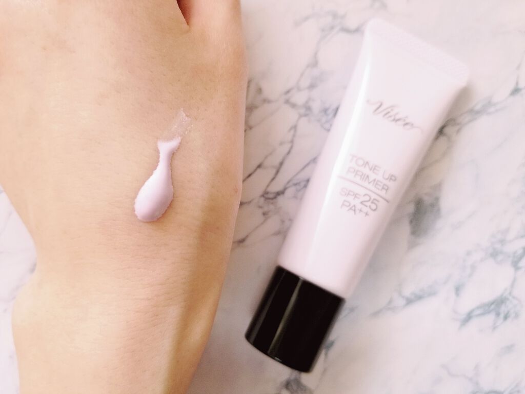 トーンアップ プライマー/Visée/化粧下地を使ったクチコミ(2枚目)