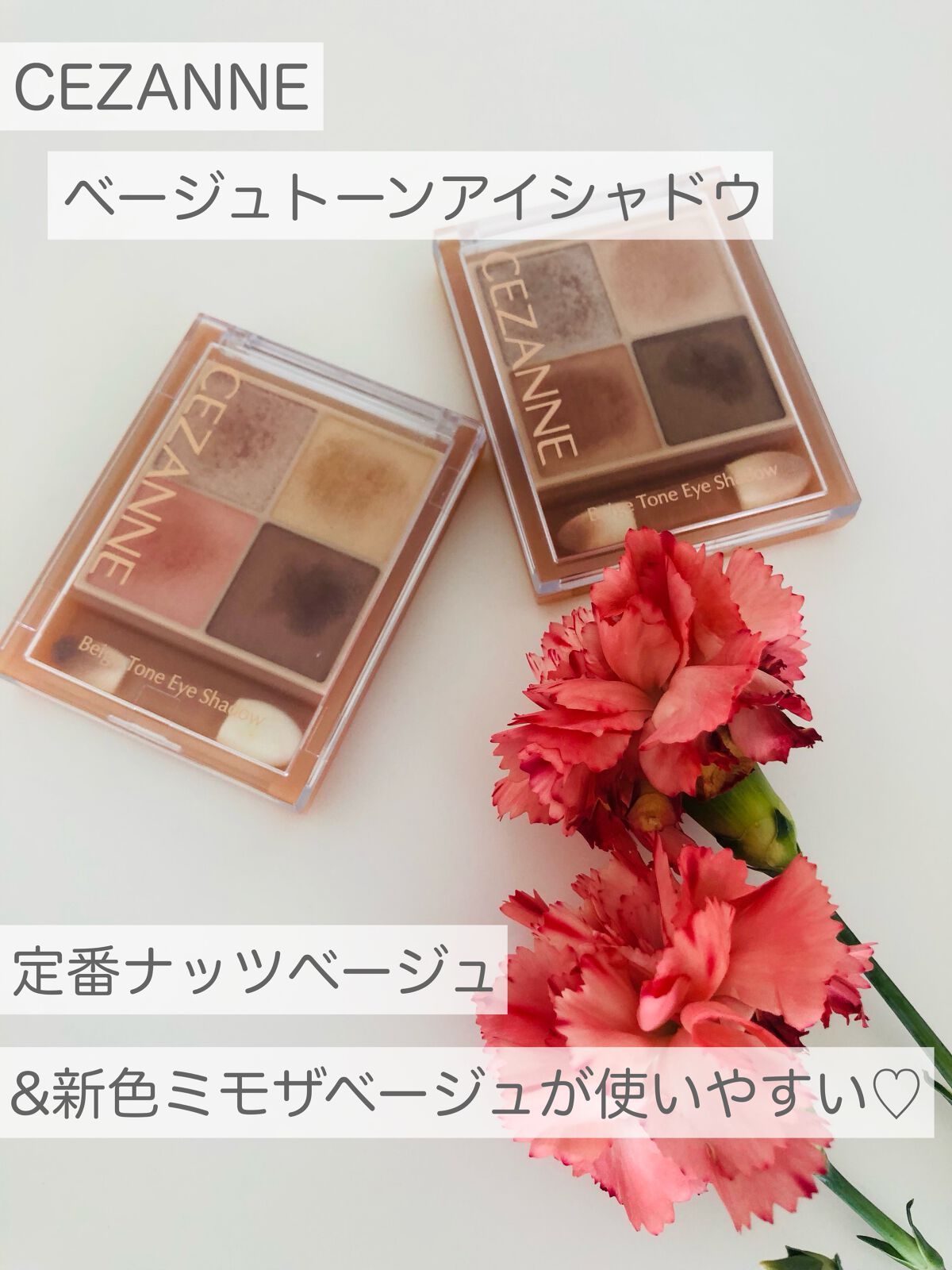 ベージュトーンアイシャドウ/CEZANNE/アイシャドウパレットを使ったクチコミ（1枚目）