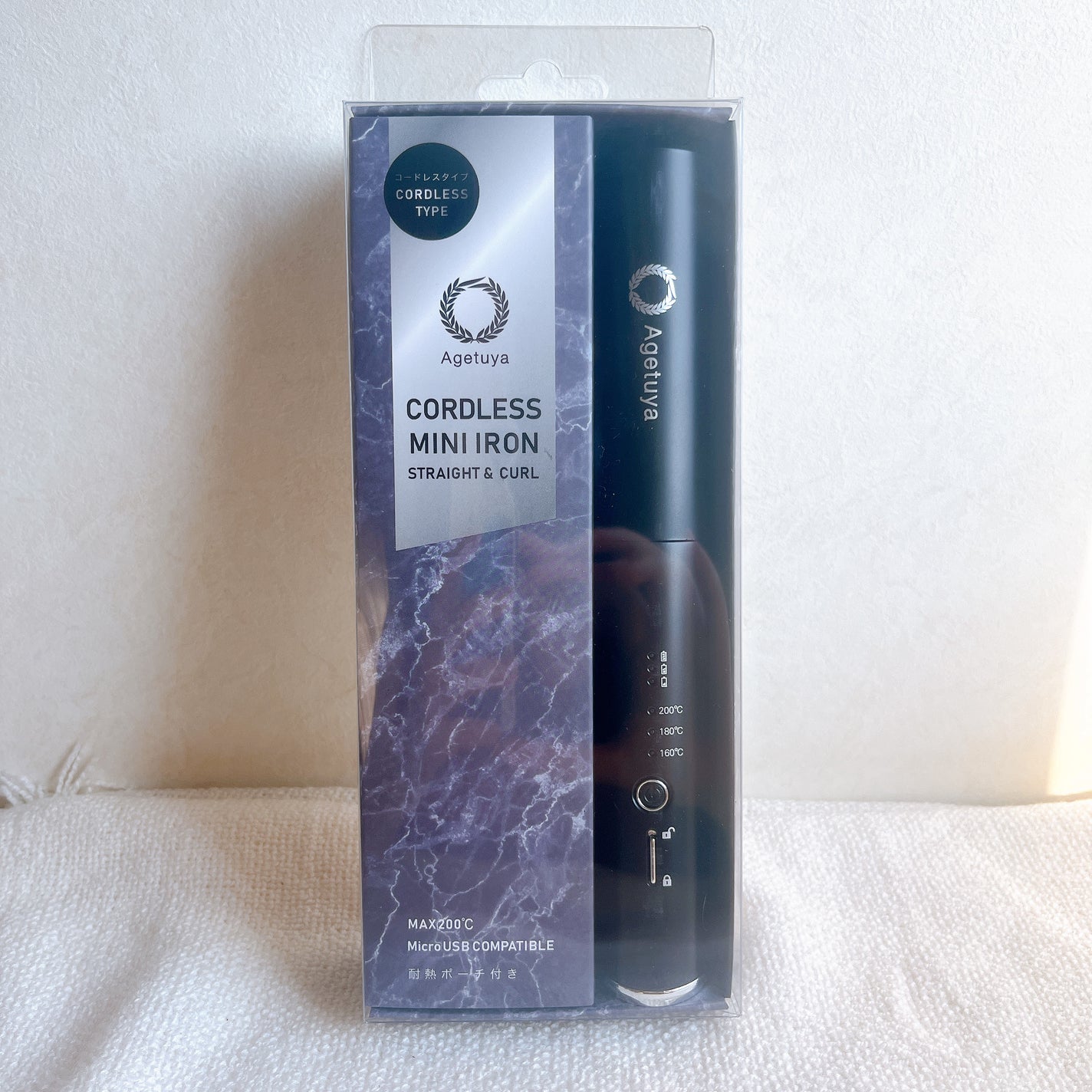 アゲツヤコードレスミニアイロン/agetuya/ストレートアイロンを使ったクチコミ(2枚目)