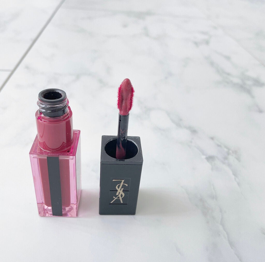 ルージュ ピュールクチュール ヴェルニ ウォーターステイン/YVES SAINT LAURENT BEAUTE/口紅を使ったクチコミ(3枚目)