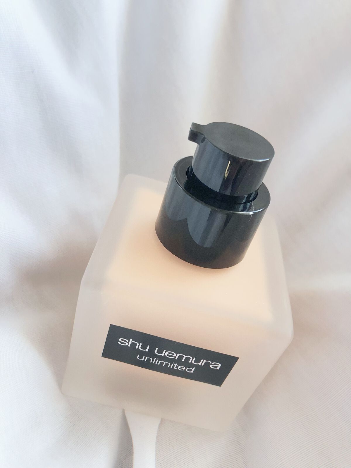 (旧)アンリミテッド ラスティング フルイド/shu uemura/リキッドファンデーションを使ったクチコミ(3枚目)