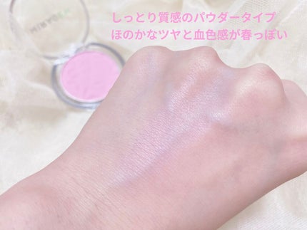 ヌーディージェムチーク/MIRAGEM/パウダーチークを使ったクチコミ(5枚目)