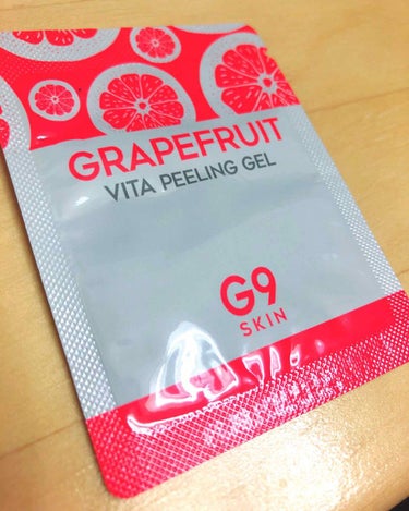 Grapefruit Vita Peeling Gel/G9SKIN/ピーリングを使ったクチコミ（1枚目）