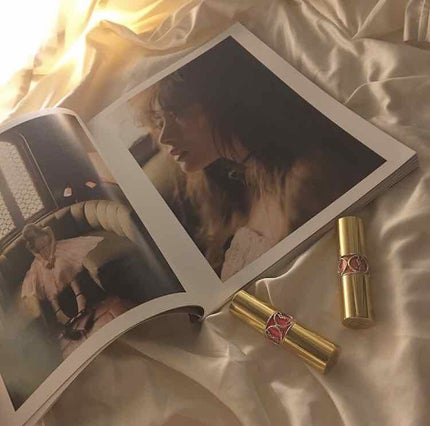 ルージュ ヴォリュプテ シャイン/YVES SAINT LAURENT BEAUTE/口紅を使ったクチコミ(1枚目)