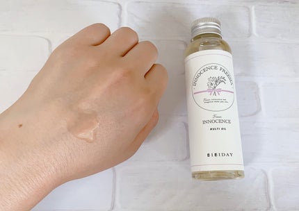 イノセンスフリージアマルチオイル/BIBIDAY/ヘアオイルを使ったクチコミ(5枚目)