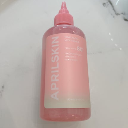 ピンクアロエビタトナー/APRILSKIN/化粧水を使ったクチコミ(3枚目)