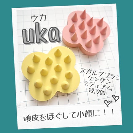 uka scalp brush kenzan/uka/スカルプブラシを使ったクチコミ(1枚目)
