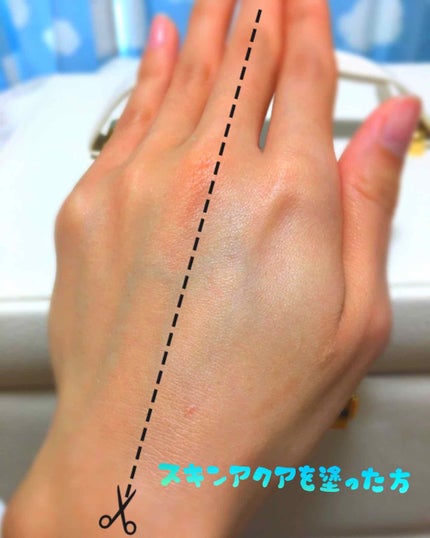 スキンアクア トーンアップUVエッセンス/スキンアクア/日焼け止めクリームを使ったクチコミ(2枚目)