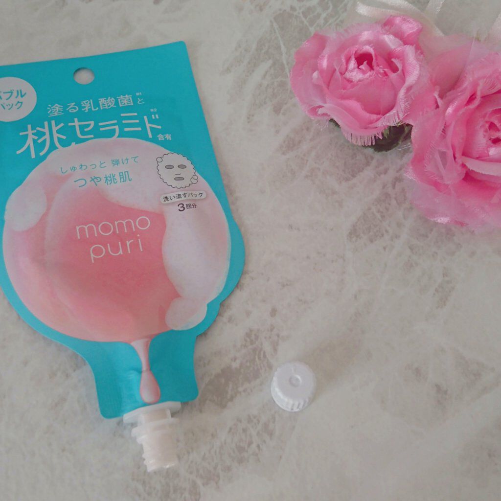 ももぷり フレッシュバブルパック/ももぷり/洗い流すパック・マスクを使ったクチコミ（3枚目）