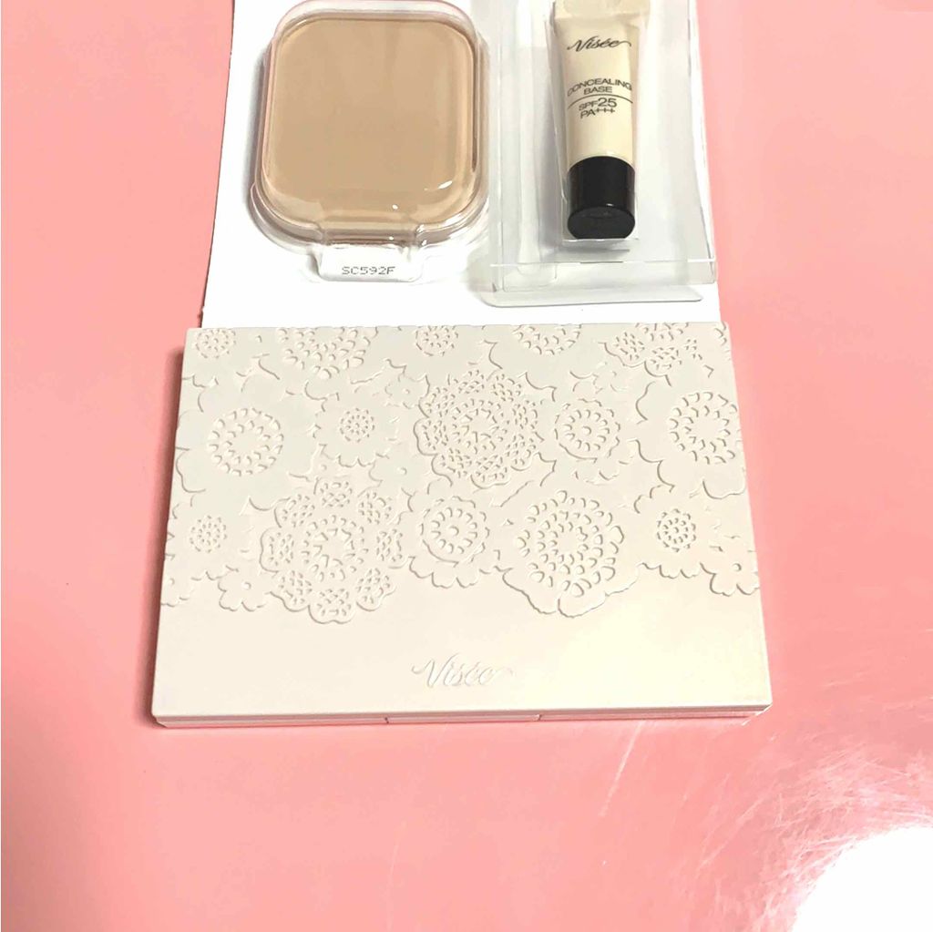 ヌーディフィット ファンデーション OC-405 やや明るい自然な肌色/Visée/パウダーファンデーションを使ったクチコミ（1枚目）