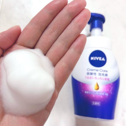 ニベア クリアビューティー弱酸性泡洗顔 もっちり美肌/ニベア/泡洗顔を使ったクチコミ(1枚目)