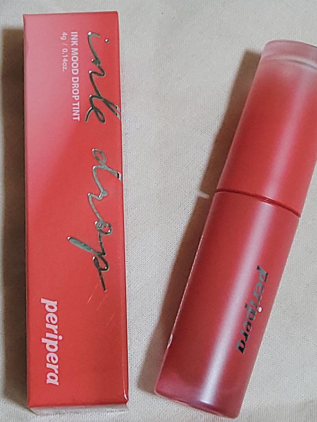 インク ムード ドロップ ティント/PERIPERA/リップグロスを使ったクチコミ（1枚目）