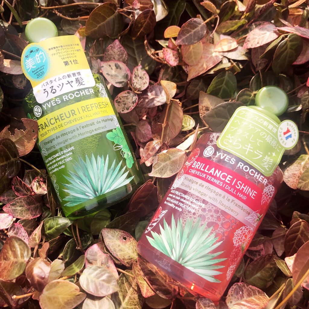 リンシングビネガー ピュアリフレッシュ うるツヤモリンガ /イヴ・ロシェ/洗い流すヘアトリートメントを使ったクチコミ（1枚目）