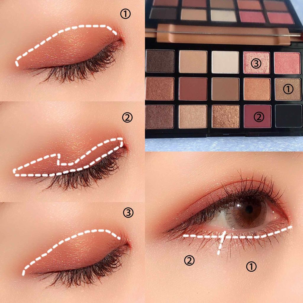 プレイカラーアイパレット ランジェリーバックステージ/ETUDE/アイシャドウパレットを使ったクチコミ（2枚目）