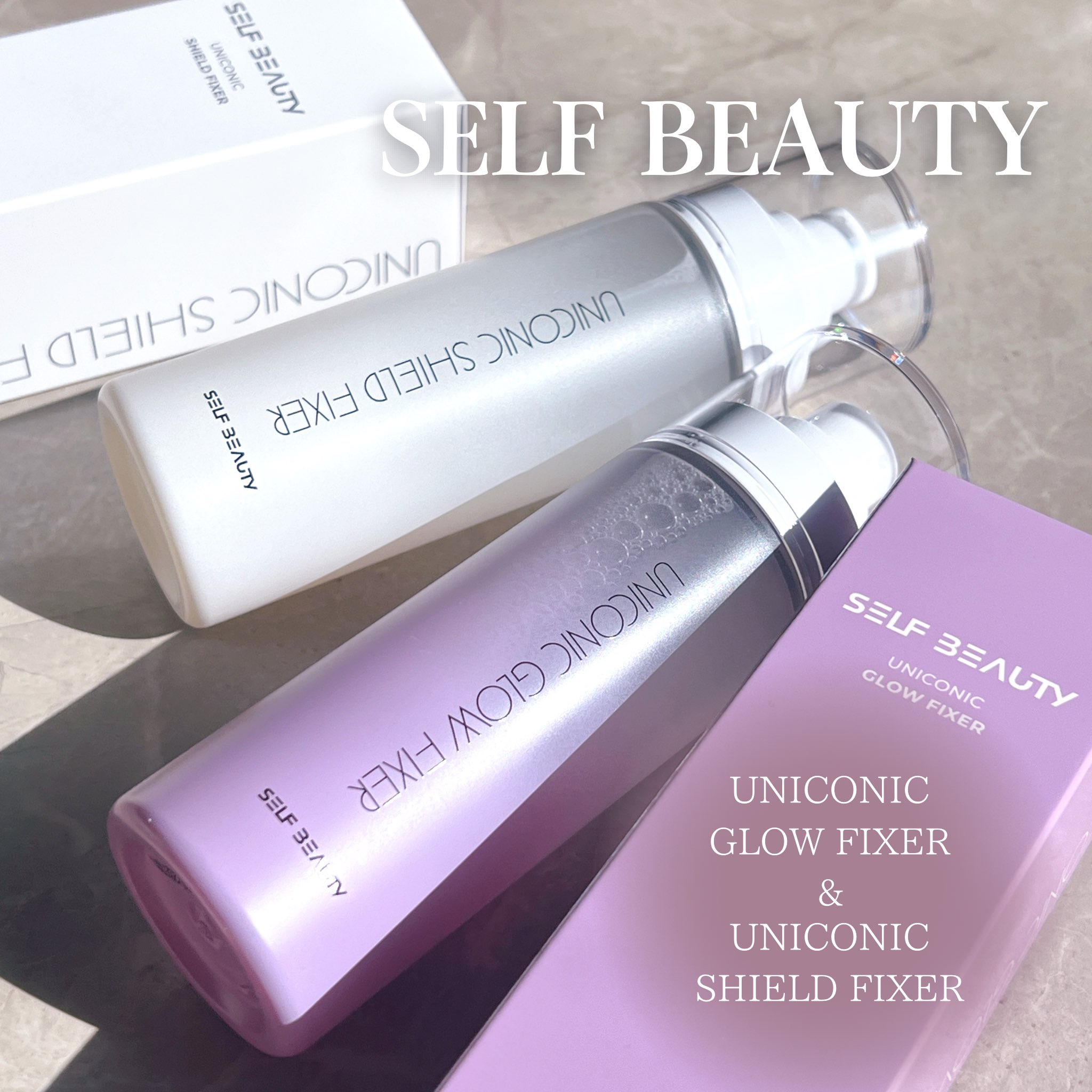 ユニコーン メイクアップグローフィックスミスト/SELF BEAUTY/フィックスミストを使ったクチコミ（1枚目）