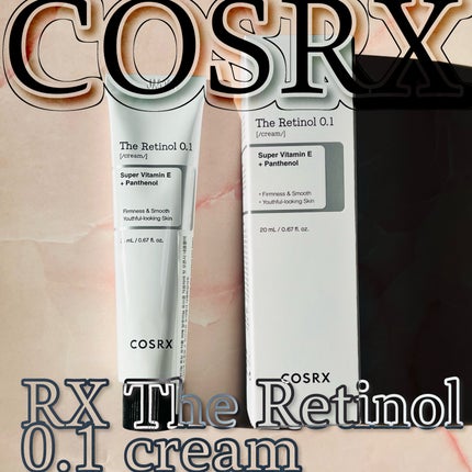 RXザ・レチノール0.1クリーム/COSRX/フェイスクリームを使ったクチコミ(1枚目)