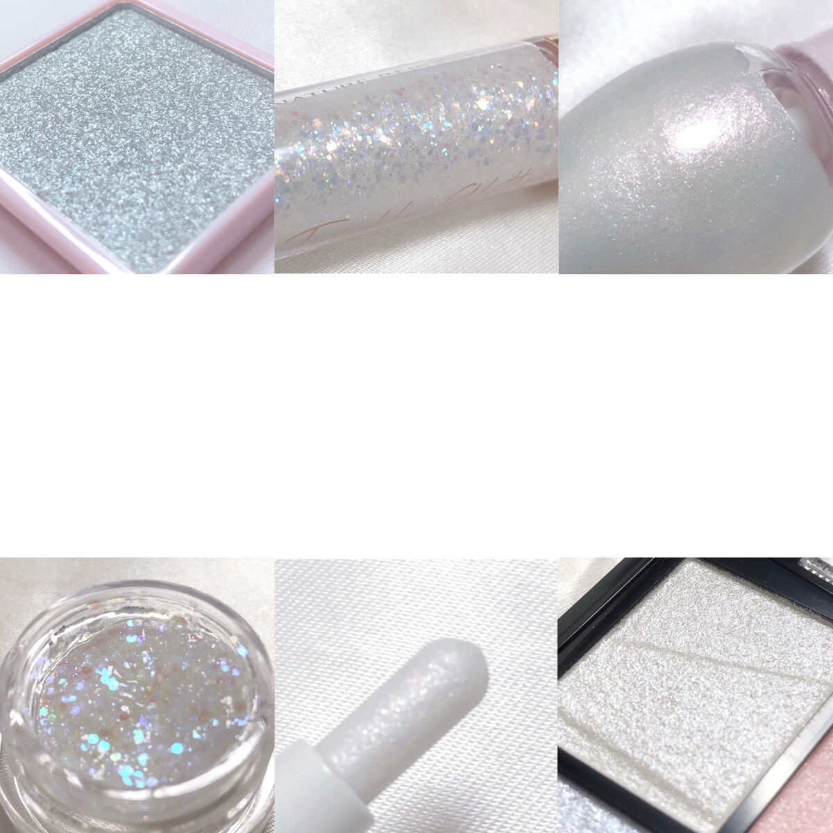 ミリコアイシャドウ 420 シャンパンシルバー/ビューティーワールド/単色アイシャドウを使ったクチコミ（2枚目）