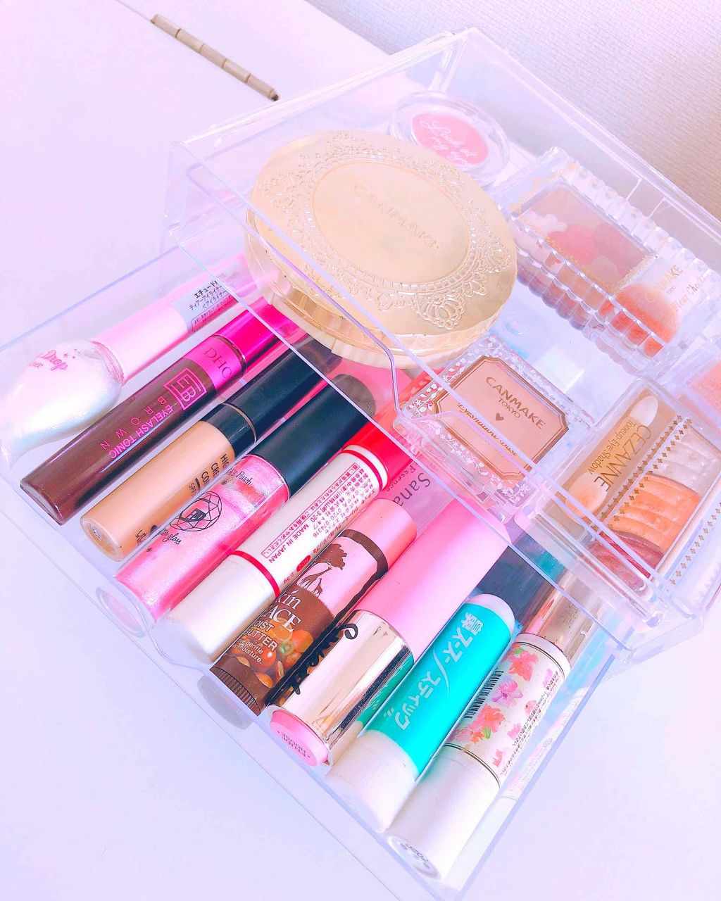 3段式クリアーケース/DAISO/その他化粧小物を使ったクチコミ(2枚目)