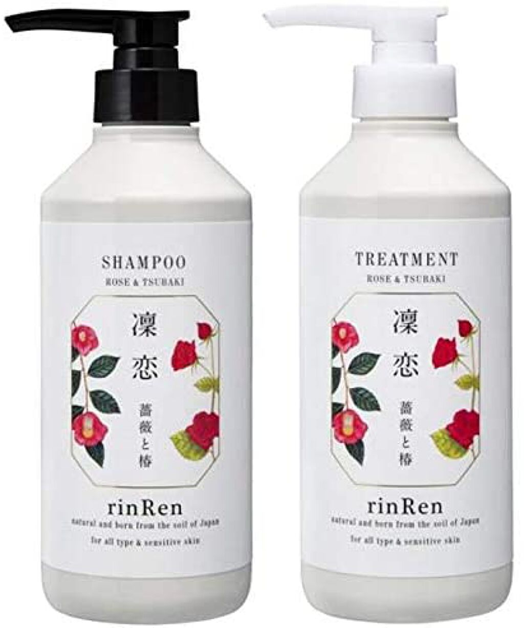 シャンプー/トリートメント ローズ&ツバキ rinRen(凛恋)