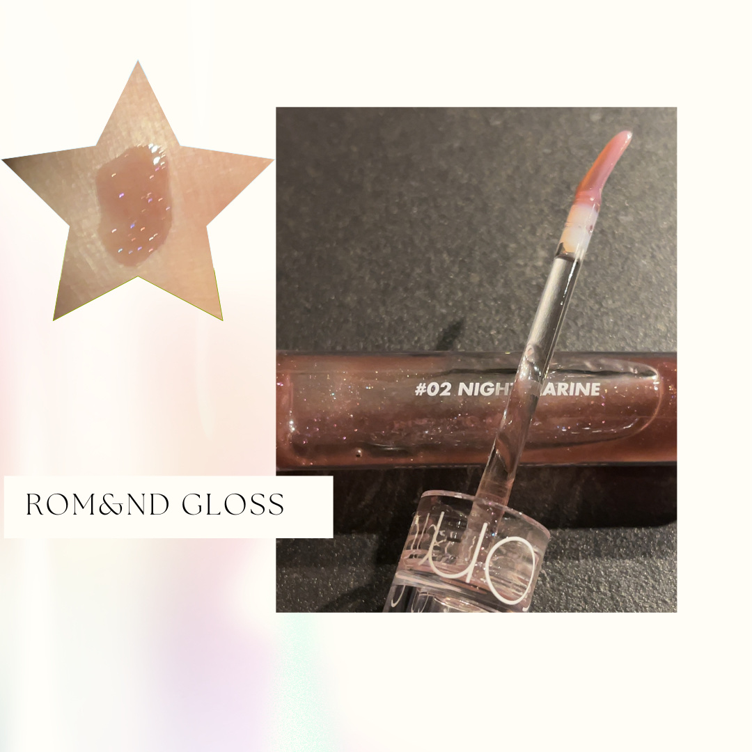 グラスティングウォーターグロス/rom&nd/リップグロスを使ったクチコミ（1枚目）