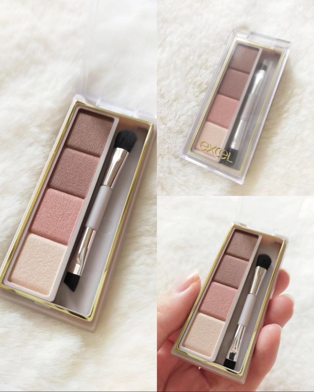 カラーエディットパウダーブロウ EP02 サマーネクター/excel/パウダーアイブロウを使ったクチコミ（1枚目）