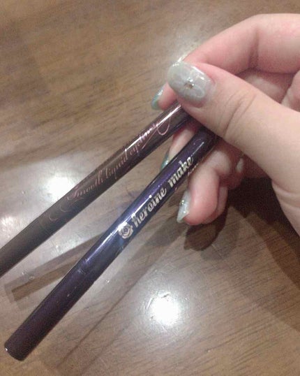 スムースリキッドアイライナー スーパーキープ/ヒロインメイク/リキッドアイライナーを使ったクチコミ(1枚目)