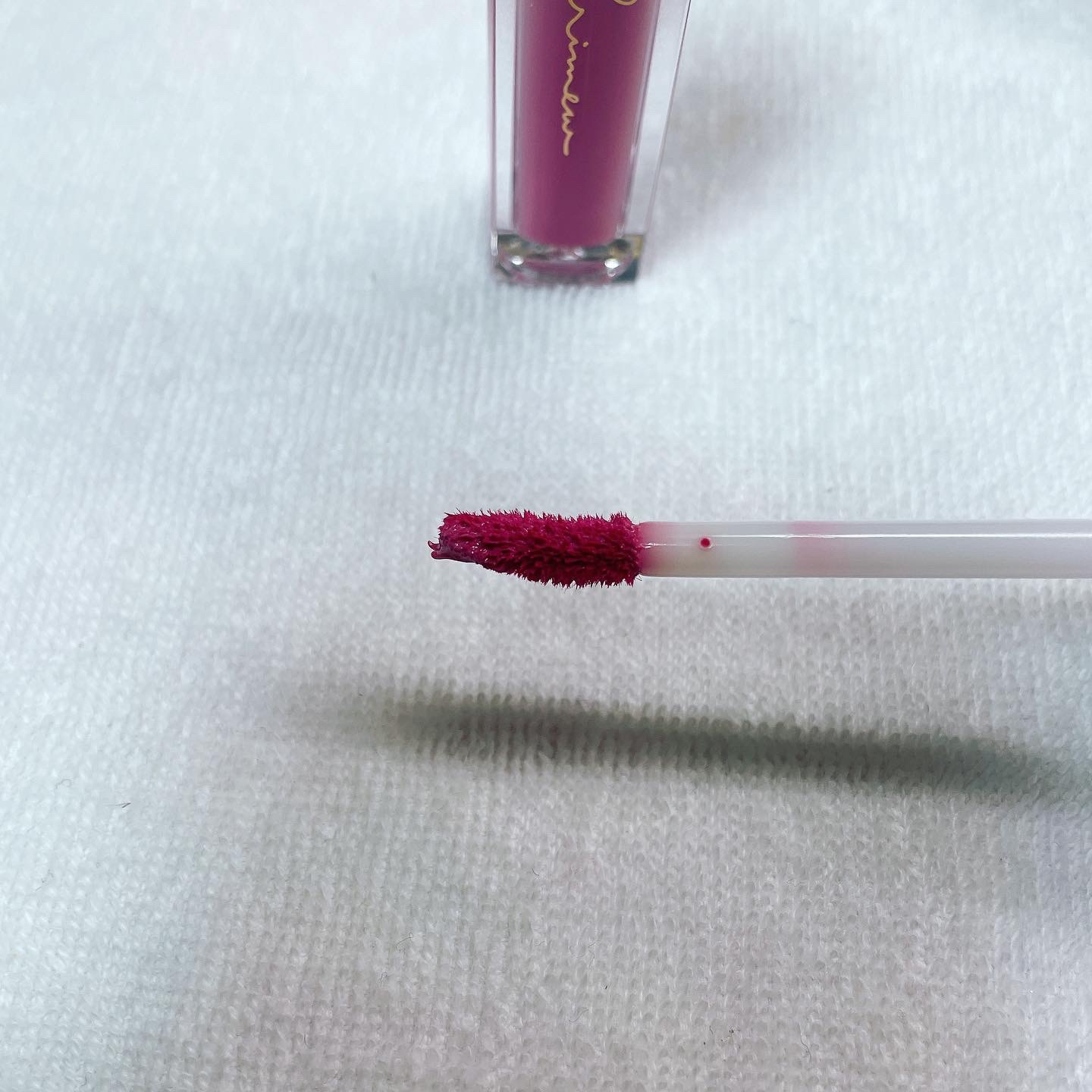 ミューテッドシアーティント 07 ピンクコスモス/Ririmew/リップティントを使ったクチコミ（3枚目）