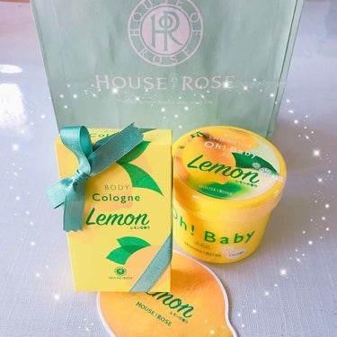 House of roseで期間限定発売しているレモンの香りからの購入品🍋今回はボディスムーザーとコロンを購入。同じラインからボディソープとジェリーローションも出てるので要チェック💫

House of