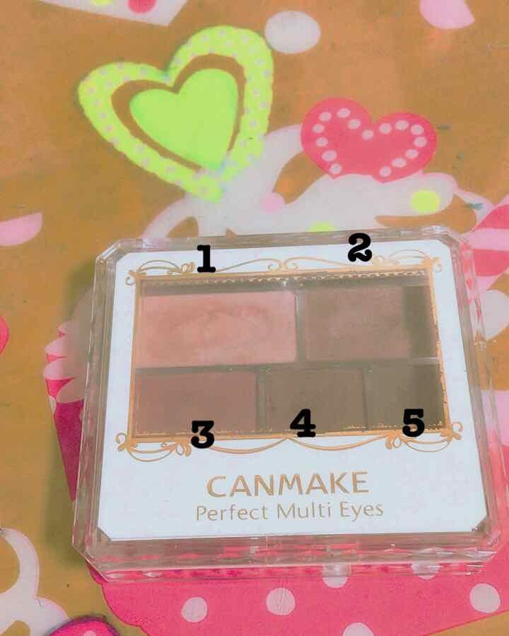 パーフェクトマルチアイズ/キャンメイク/アイシャドウパレットを使ったクチコミ（1枚目）